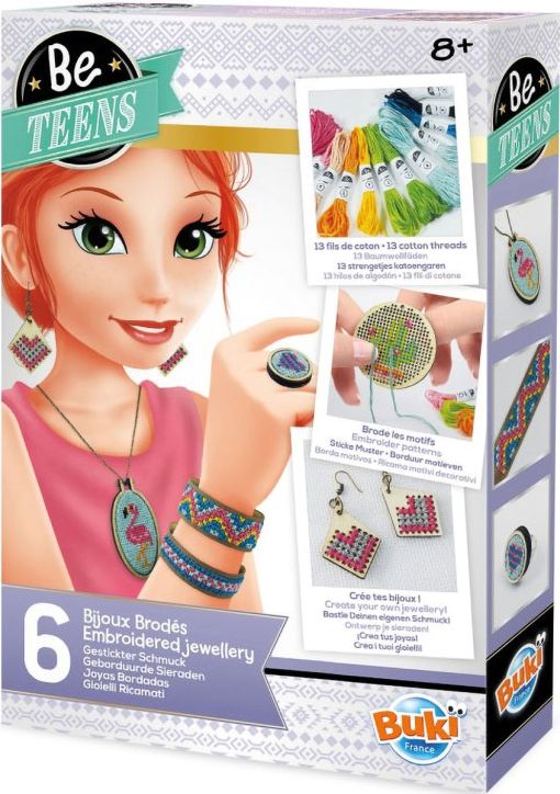 Творчески комплект Buki Teens - Направи сам бижута с бродерия