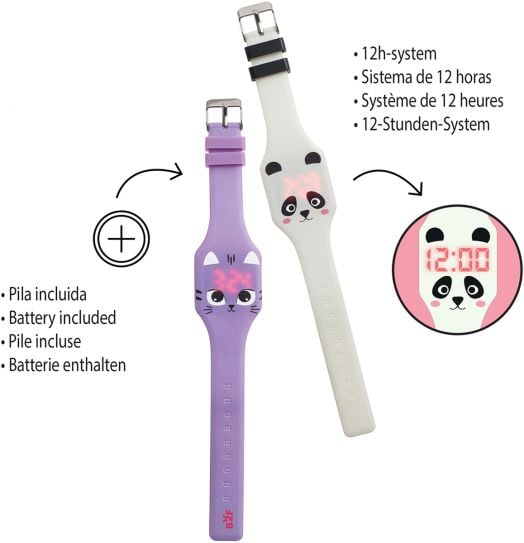 Силиконов часовник Miquelrius Back2Fun - Коте