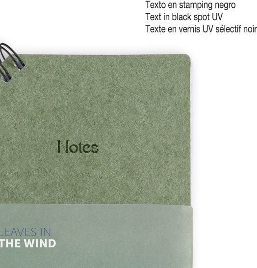 Тефтер Miquelrius Leaves in the Wind A6, 80 листа с широки редове