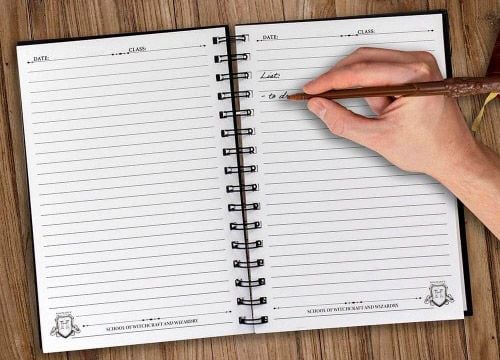 Тефтер със спирала Harry Potter Hogwarts Shield А5, 80 листа