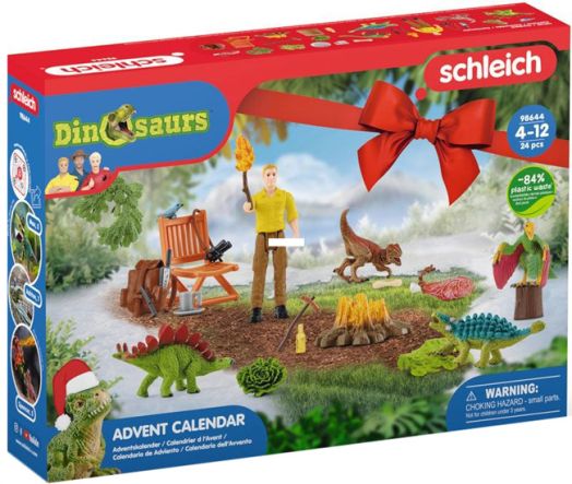 Адвент календар Schleich - Динозаври, 24 части