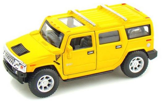 Метална играчка Goki - Джип Hummer H2 SUV