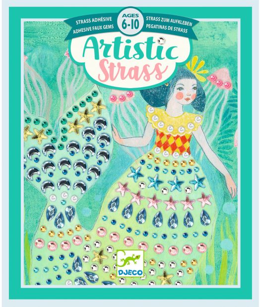 Творчески комплект Djeco - Направи картини с диаманти, Красиви вълни