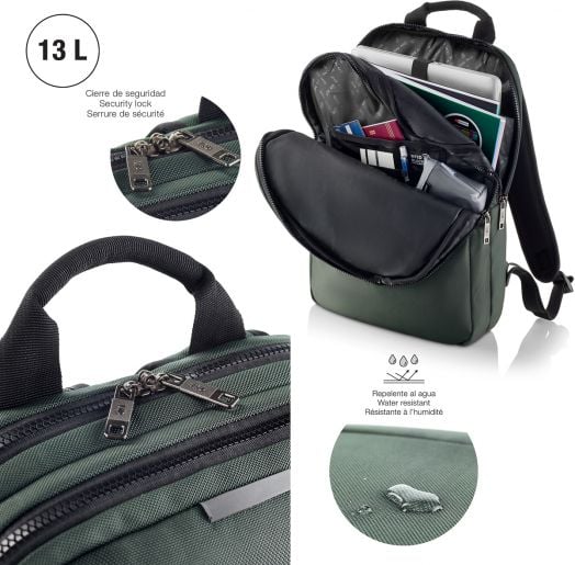 Раница за лаптоп Miquelrius Bag To Work Green, 43 х 32 х 5.5 см.