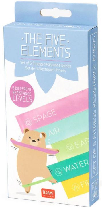 Ластици за тренировка Legami, 5 броя