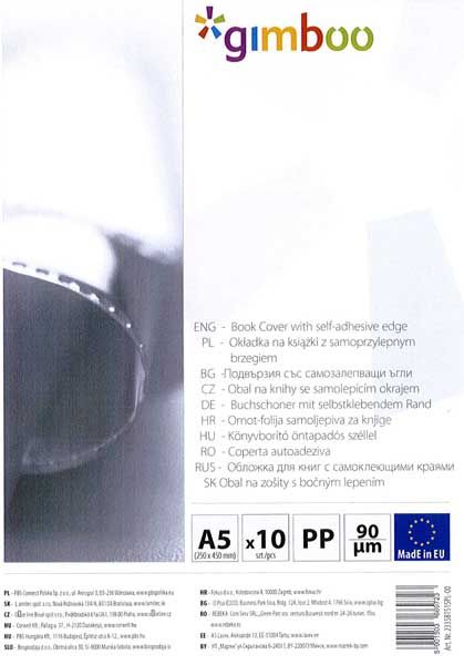 Малки универсални самозалепващи се подвързии Gimbo