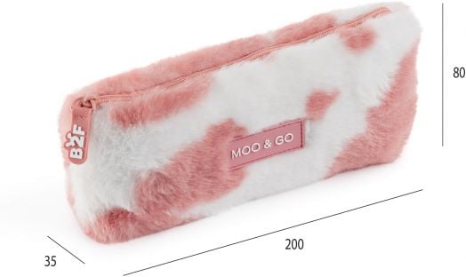 Плюшен несесер Miquelrius Back2Fun Moo & Go, розов