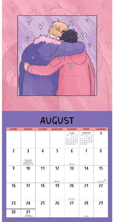 Стенен календар The Heartstopper, 2026 година