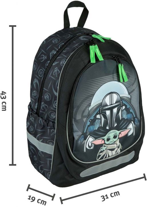 Ергономична ученическа раница Undercover Star Wars The Mandalorian