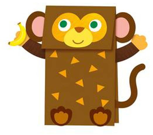 Творчески комплект 4M - Хартиени пликове с животни