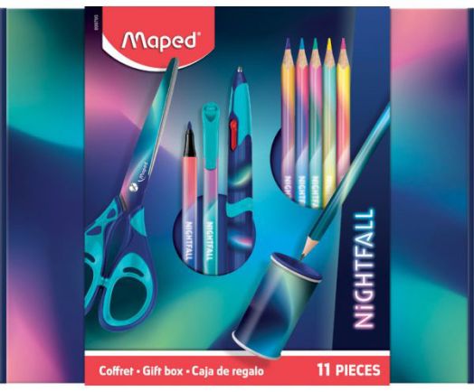 Комплект Maped Nightfall, 11 части
