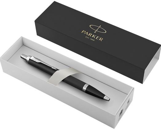 Химикалка Parker IM - Matte Black Chrome