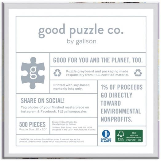 Пъзел Good Puzzle - Лисица и цветя, 500 части