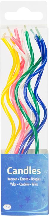 Свещички Folat - Спирала, 10 бр.