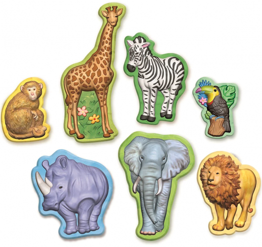 Отливки и магнити 4M - Диви животни