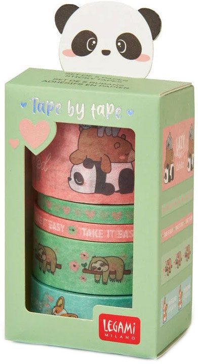 Комплект цветно тиксо Legami - Cute animals