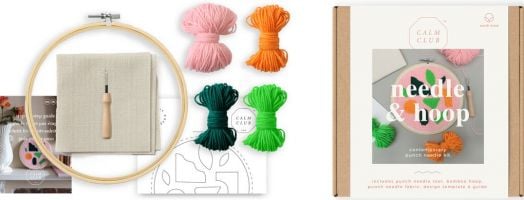 Комплект за плетене на гергеф Calm Club Needle&Hoop