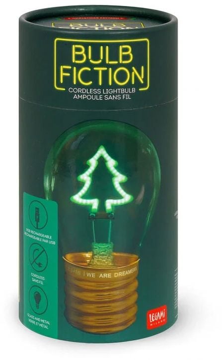 Лампа крушка Legami Bulb Fiction - Коледна елха
