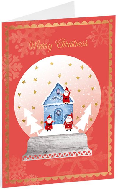 Коледна картичка Busquets: Преспапие