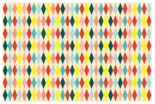 Покривка за маса PartyDeco - Circus Diamonds