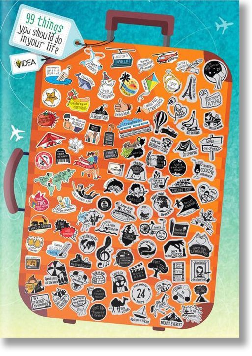 Скреч постер Шантаво: 99 неща, които да направиш през живота си