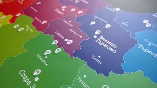 Скреч карта на България