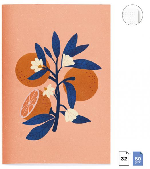 Комплект тефтери Miquelrius Sweet Fruits, 3 бр.