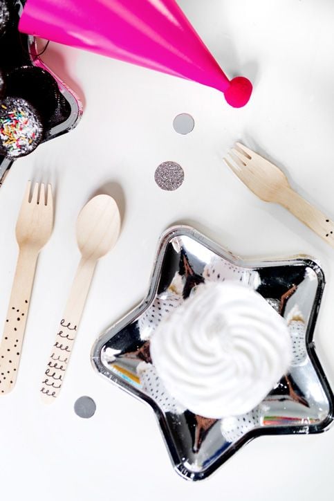 Дървени прибори PartyDeco, 18 бр.