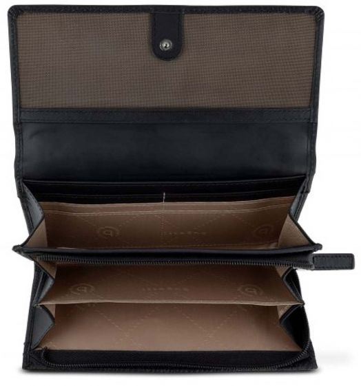 Дамски портфейл Bugatti Sina Long, черен