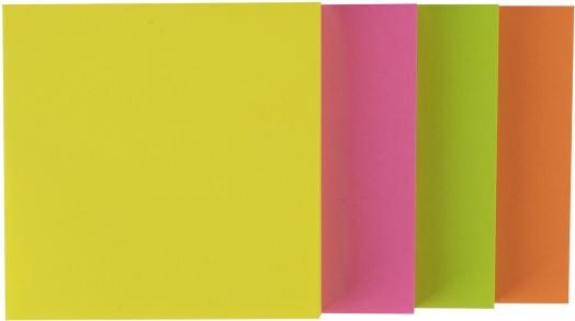 Самозалепващи се листчета Apli, ярки цветове, 400 листа