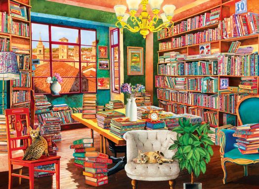 Пъзел Eurographics - Старата библиотека, 1000 части