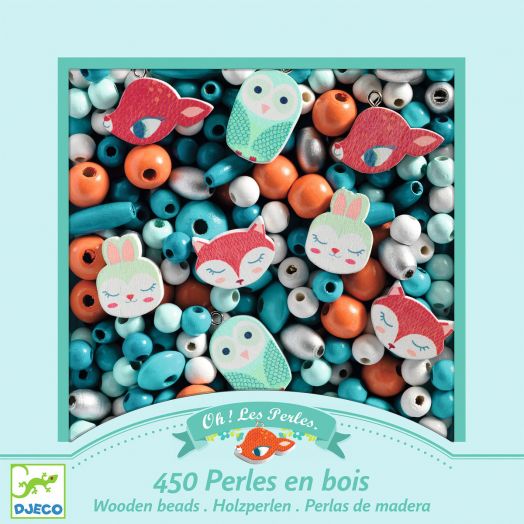 Комплект Djeco: Създай бижута Beads Small Animals