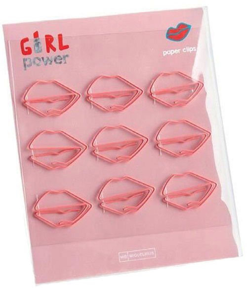 Кламери във формата на устни Miquelrius Girl Power