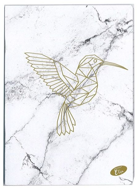 Тетрадка Marble А5, 60 листа - широки редове