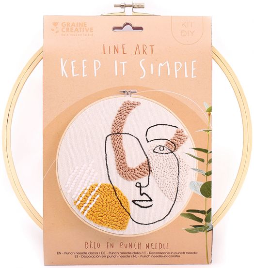 Комплект за пънч бродерия Graine Creative - Арт