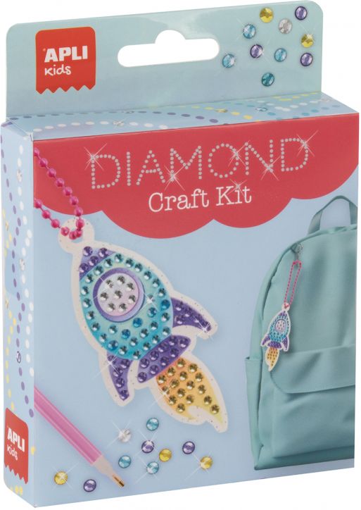 Креативен комплект Apli Kids - Направи си сам ключодържател ракета