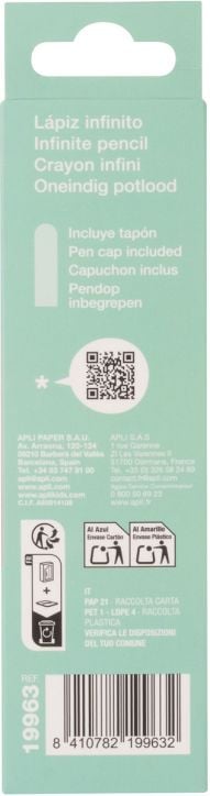 Графитен молив Apli Infinite Mini - Mauve