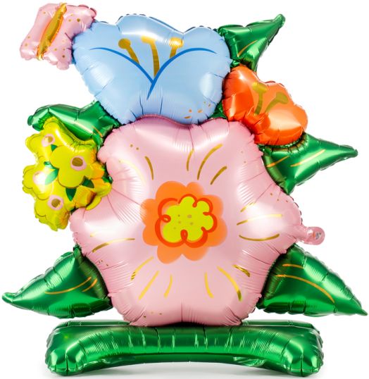 Фолиев балон PartyDeco - Цветя