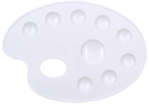 Палитра за рисуване Eren, бяла