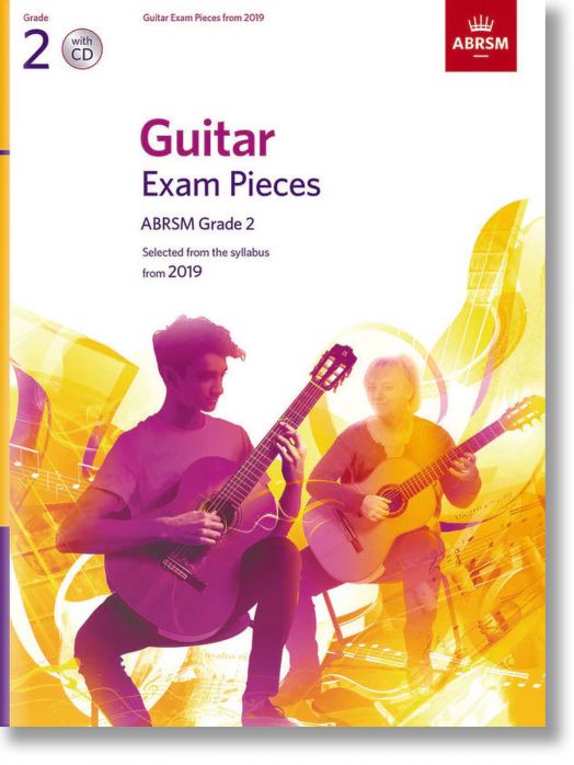 Guitar Exam Pieces from 2019, ABRSM Grade 2, with CD