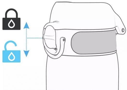 Бутилка за вода Ion8 - Змии, 350 мл.