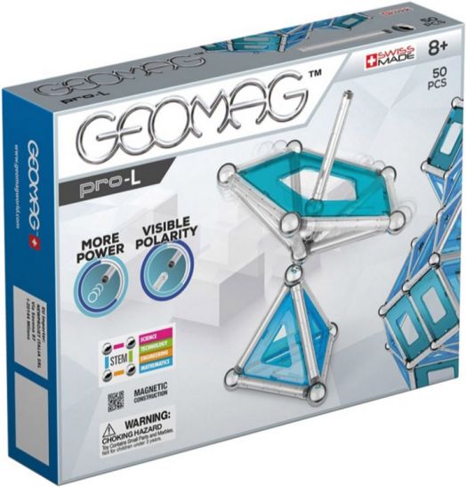 Магнитен конструктор Geomag - Pro-L Panels, 50 части