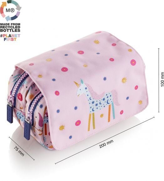 Несесер Miquelrius Unicorn 2025 с две отделения, с капак