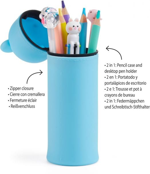 Силиконов несесер Miquelrius Back2Fun - Синя мечка