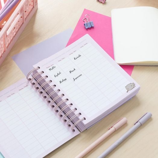 Месечен бележник-органайзер Grupo Erik Pusheen Moments за 11 месеца - август 2024 / юни 2025 година