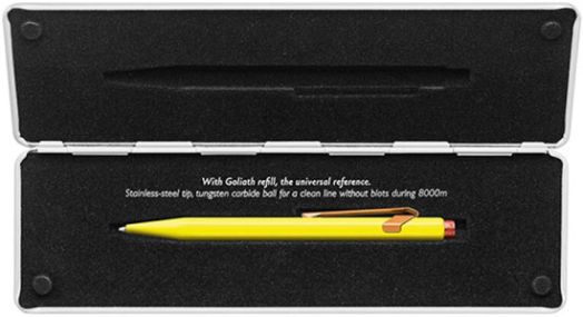 Химикалка Caran d'Ache 849 Claim Your Style, жълта