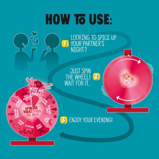 Колело за въпроси и отговори Legami Spicy