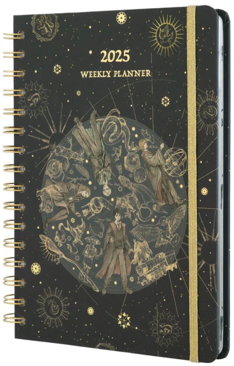 Седмичен бележник-органайзер Grupo Erik Harry Potter за 2025 година