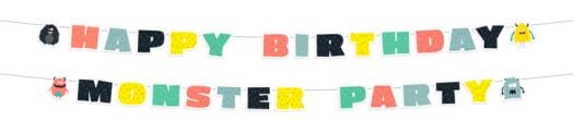 Хартиен гирлянд Folat - Monsters Bash, 2 части