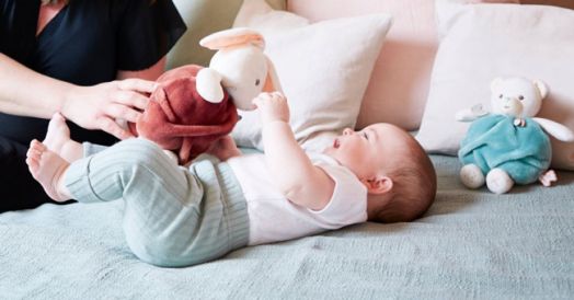 Плюшена играчка Kaloo - Мече